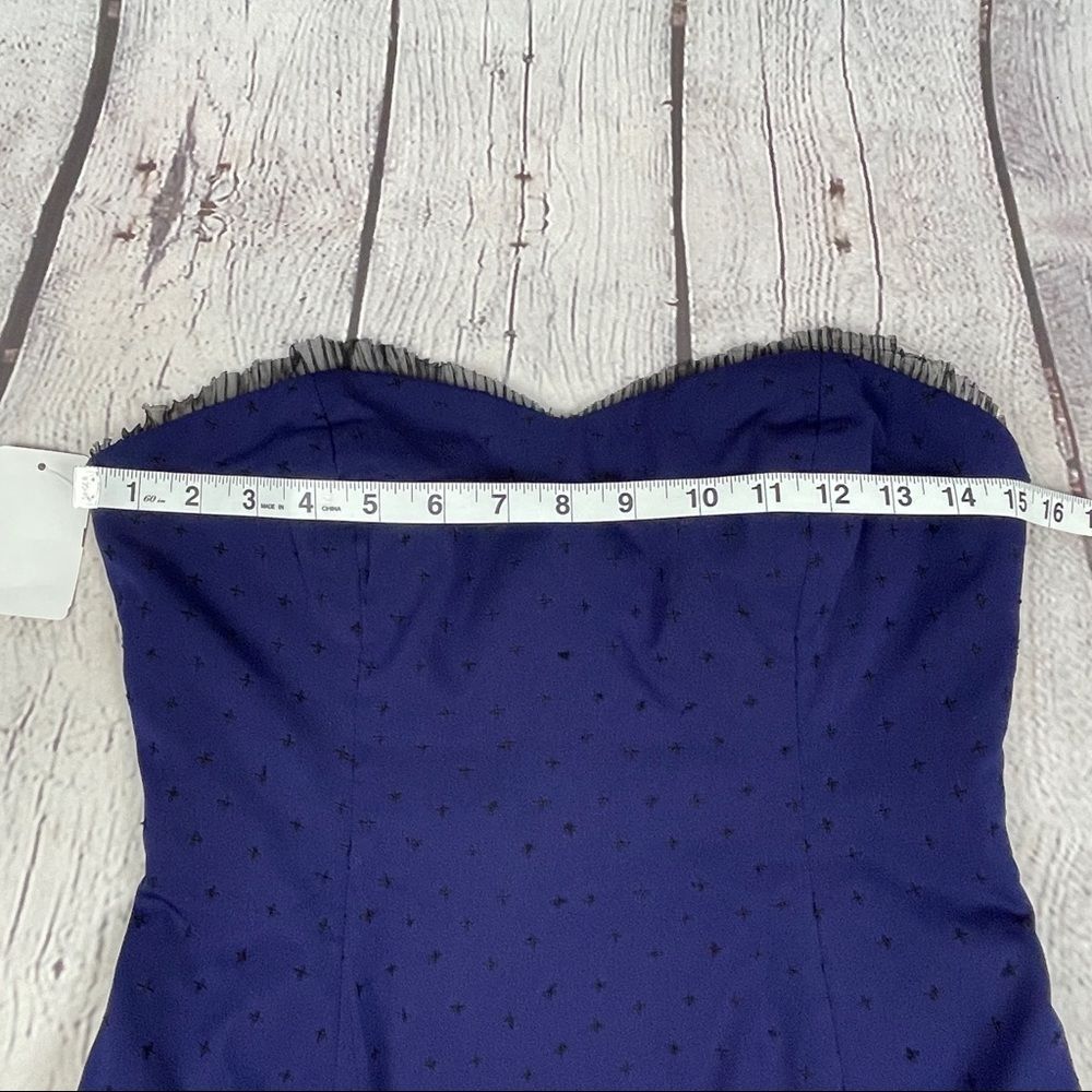 FREE PEOPLE women's limited edition Very Merry strapless mini dress NWOT, size 4 - Picture 14 of 15
